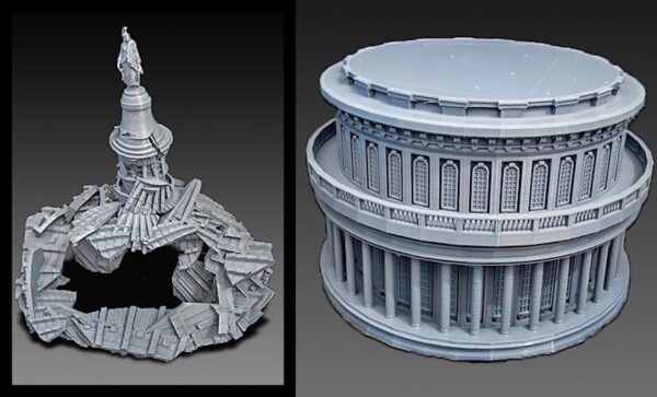 Capitol Building & Saucer Crash Scene - Image 2